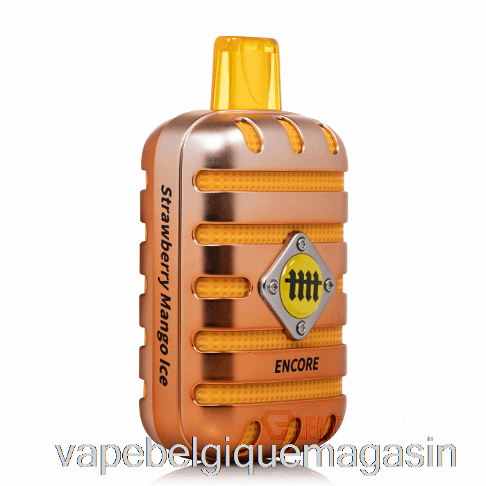 Vape Jus Que ça Encore 6500 Glace Jetable Fraise Mangue